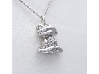 1/20 CT. T.W. Diamond Frog Pendant in 