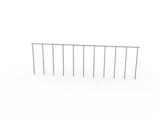 dog digging fence barrier