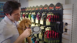Flexi Comfort Retractable Dog Leash in Pink, Extra Small 10' - Thumbnail-8