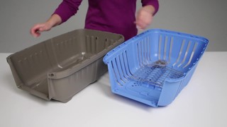 Spree Plastic Carrier, Green 22" L X 14" W X 14" H - Thumbnail-4